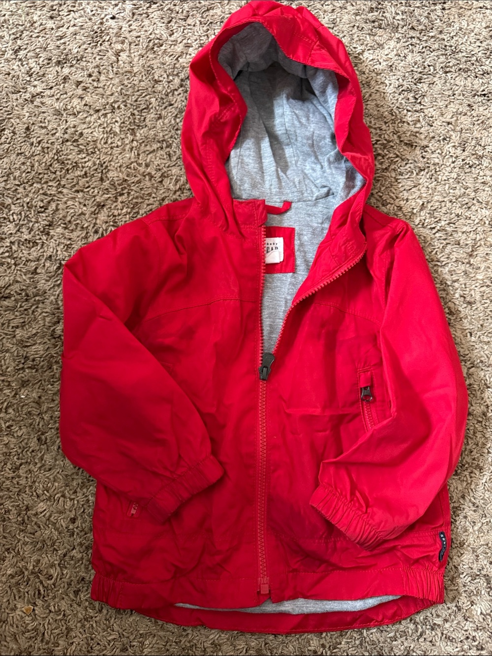 GAP Red Hooded Kids Jacket